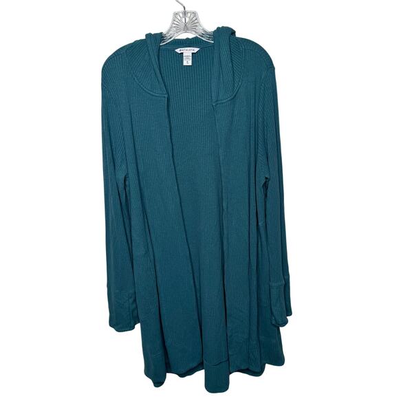Athleta Harmony Wrap Cardigan Green Size XL Long Sleeve Layering Sweater - Picture 1 of 9